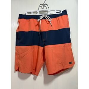 Men's Salty Crew Elastic Waist Beacons Boardshorts Quick Dry Swim Trunks Size S